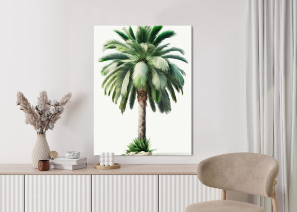 Plakat Wysokie Zielone Drzewo Palmowe - obrazek 6
