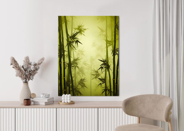 Plakat Las Bambusowy We Mgle - obrazek 6
