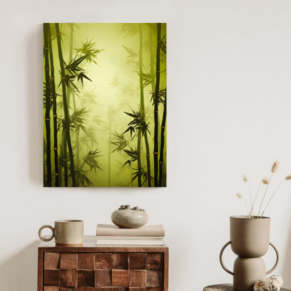 Plakat Las Bambusowy We Mgle - obrazek 4