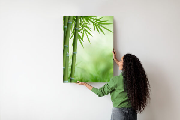 Plakat Bambusy Na Botanicznym Tle - obrazek 8