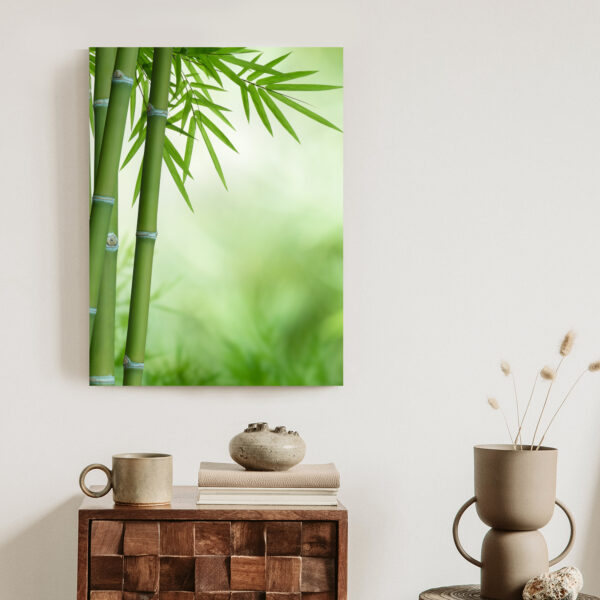 Plakat Bambusy Na Botanicznym Tle - obrazek 4
