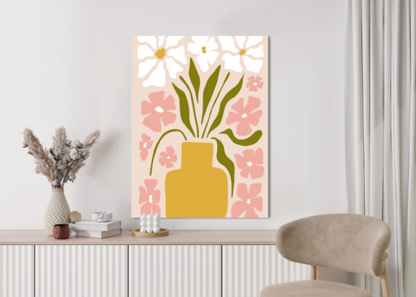 Plakat Nowoczesny Wazon Z Kwiatami - obrazek 6