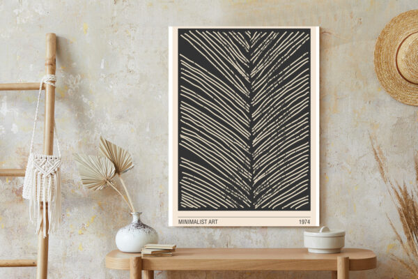 Plakat Minimalistyczna Grafika Liścia - obrazek 7