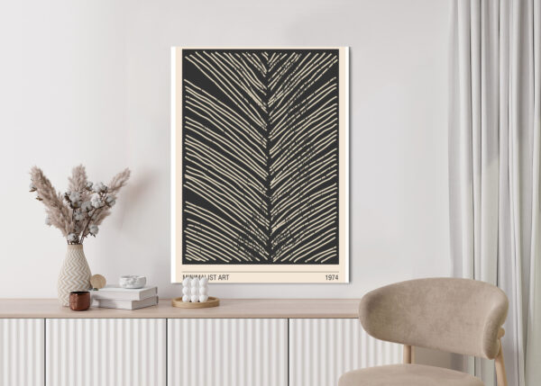Plakat Minimalistyczna Grafika Liścia - obrazek 6