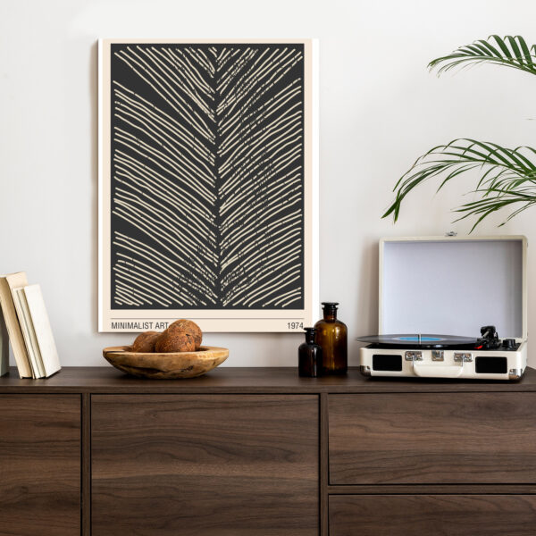Plakat Minimalistyczna Grafika Liścia - obrazek 5