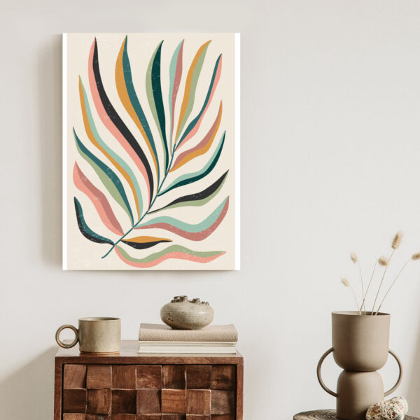 Plakat Wielobarwny Liść Matisse - obrazek 4