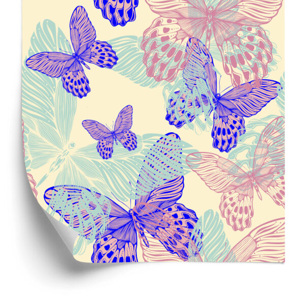Tapeta Do Kuchni, Kolorowe Motyle, Natura - obrazek 4