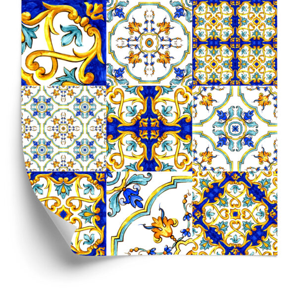 Tapeta Do Kuchni, Orientalna, Kolorowa Mozaika - obrazek 4