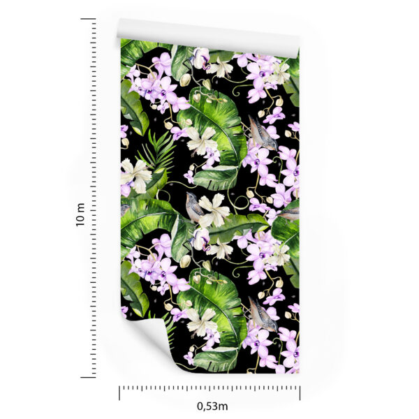 Tapeta Do Salonu Storczyki Natura Kwiaty Rośliny - obrazek 3